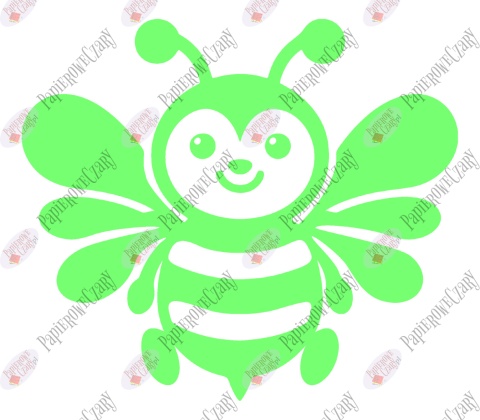 Pszczoła 6 Dekoracje z papieru Pszczoła 6 Dekoracje z papieru