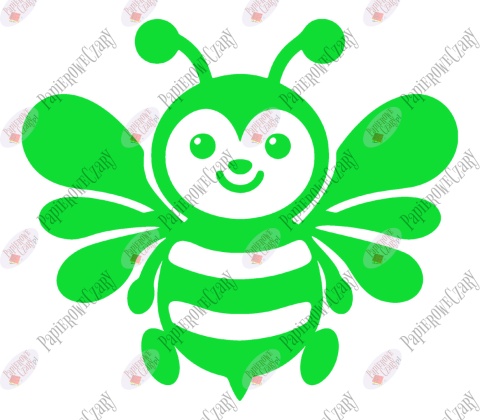 Pszczoła 6 Dekoracje z papieru Pszczoła 6 Dekoracje z papieru