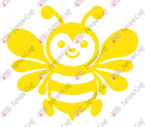 Pszczoła 6 Dekoracje z papieru Pszczoła 6 Dekoracje z papieru