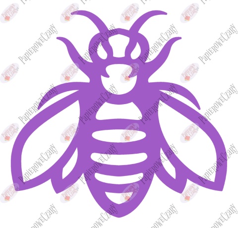 Pszczoła 7 Dekoracje z papieru