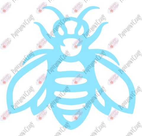 Pszczoła 7 Dekoracje z papieru