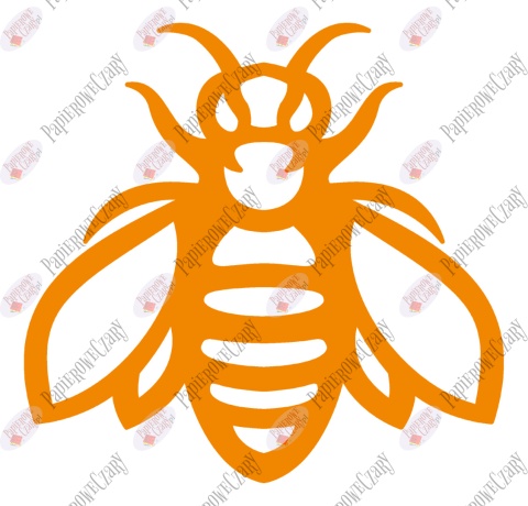 Pszczoła 7 Dekoracje z papieru