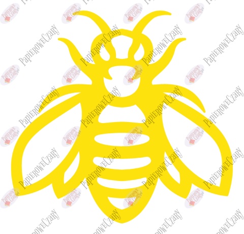 Pszczoła 7 Dekoracje z papieru