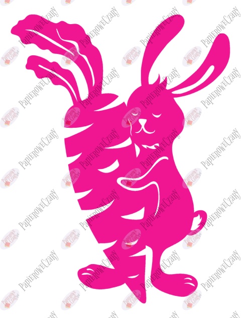 Zając 10 Dekoracje z papieru