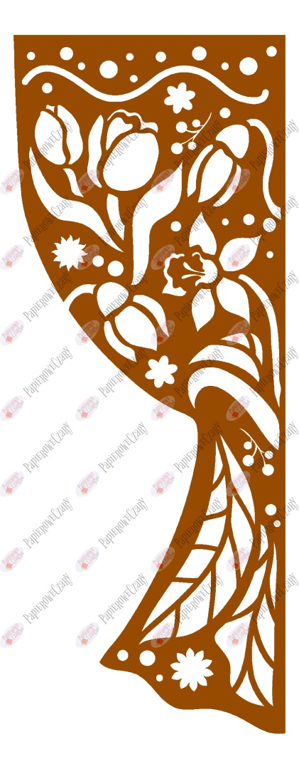 Zasłonka wiosenna 3 Dekoracje z papieru Zasłonka wiosenna 3 Dekoracje z papieru