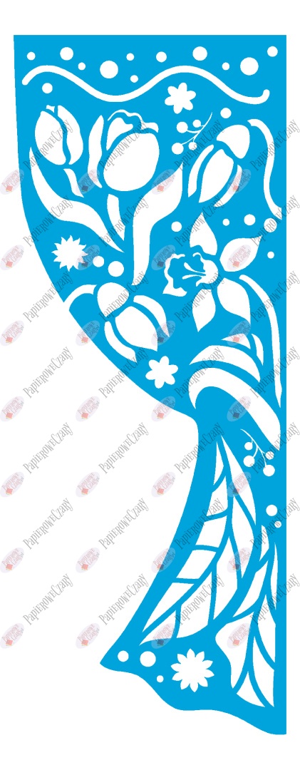 Zasłonka wiosenna 3 Dekoracje z papieru Zasłonka wiosenna 3 Dekoracje z papieru