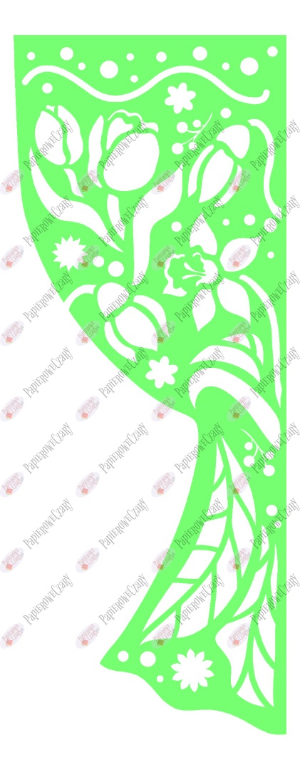 Zasłonka wiosenna 3 Dekoracje z papieru Zasłonka wiosenna 3 Dekoracje z papieru