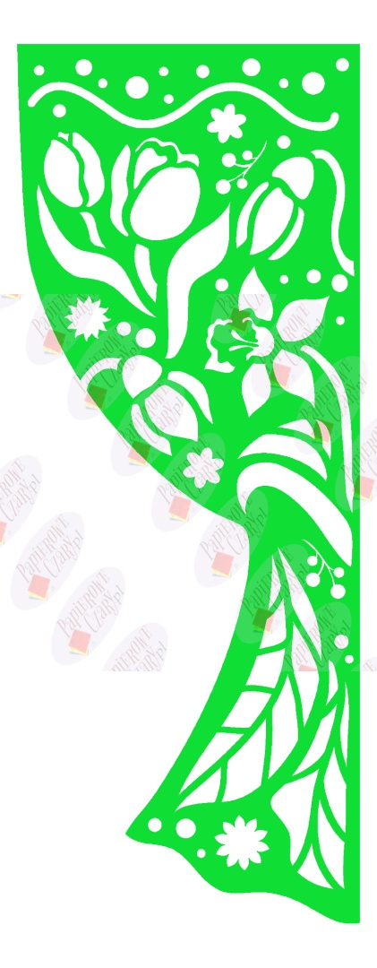 Zasłonka wiosenna 3 Dekoracje z papieru Zasłonka wiosenna 3 Dekoracje z papieru