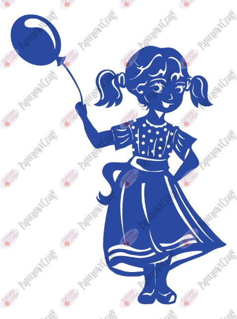 Dziewczynka 10 Dekoracje z papieru