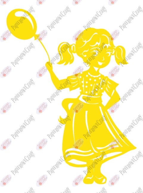 Dziewczynka 10 Dekoracje z papieru