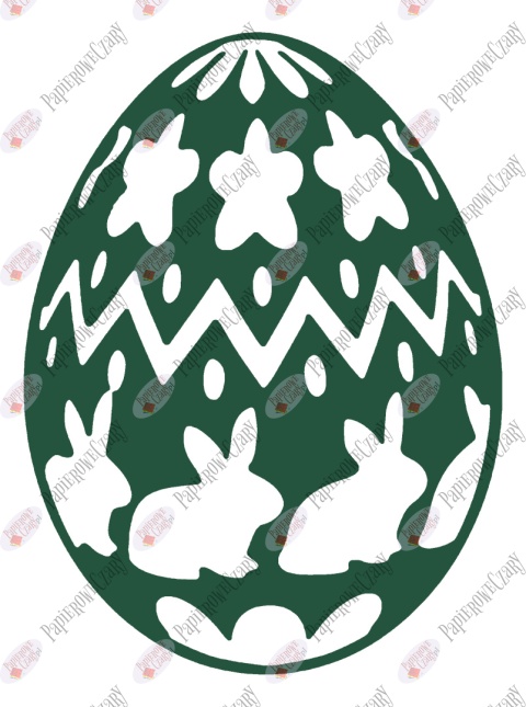 Jajko 6 Pisanka Dekoracje z papieru