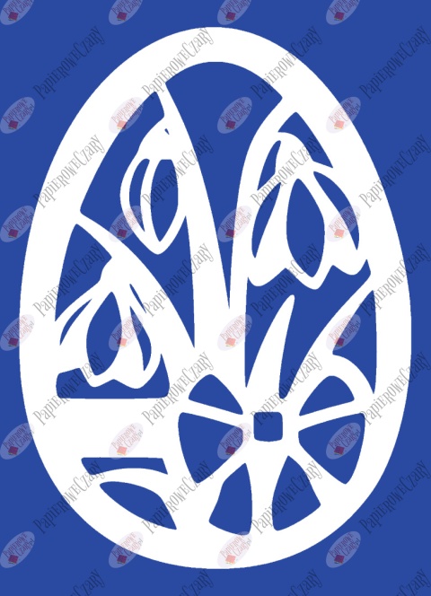 Jajko 1 Pisanka Dekoracje z papieru