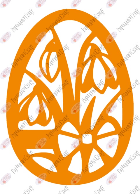 Jajko 1 Pisanka Dekoracje z papieru