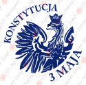 Godło 2 - 3 Maja 1 Dekoracje z papieru