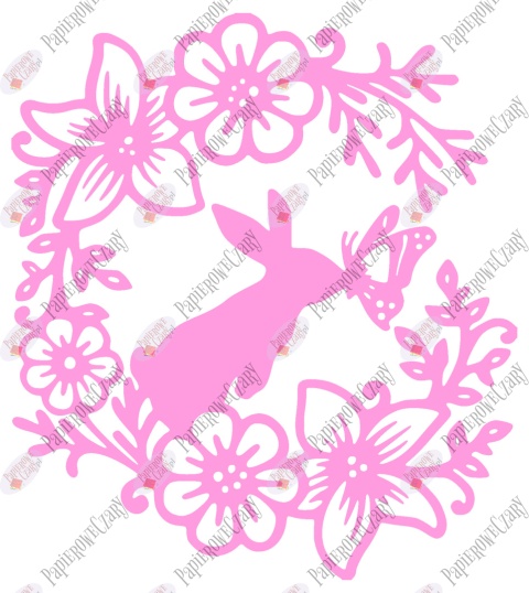 Zając 5 Dekoracje z papieru