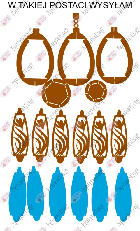 Jajko 102 3D Krokus Pisanka Dekoracje z papieru