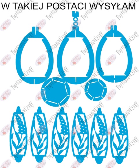 Jajko 102 3D Hiacynt Pisanka Dekoracje z papieru