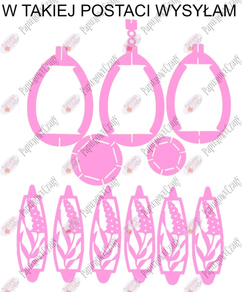 Jajko 102 3D Hiacynt Pisanka Dekoracje z papieru