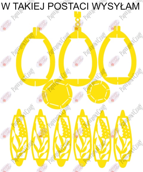 Jajko 102 3D Hiacynt Pisanka Dekoracje z papieru