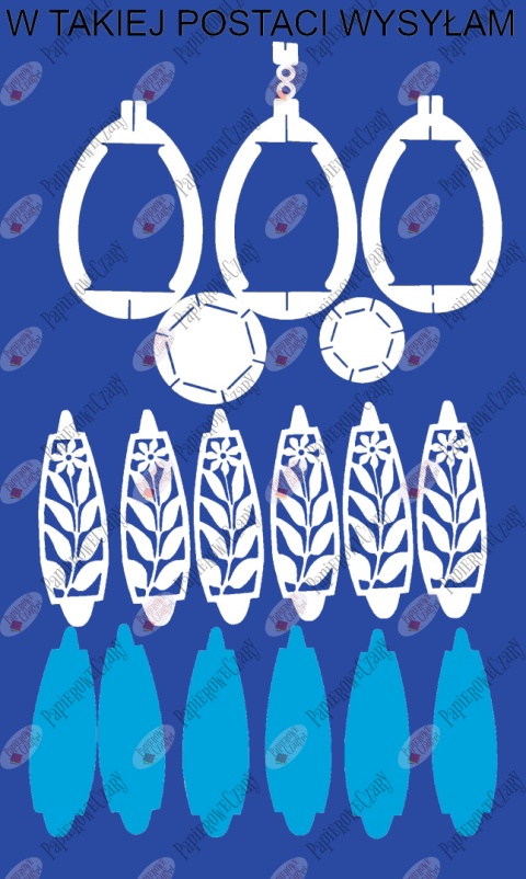 Jajko 102 3D Kwiatek Pisanka Dekoracje z papieru