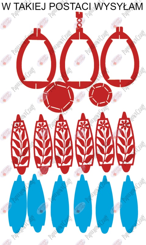 Jajko 102 3D Kwiatek Pisanka Dekoracje z papieru