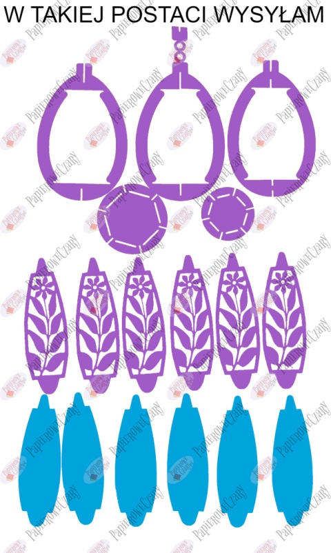 Jajko 102 3D Kwiatek Pisanka Dekoracje z papieru