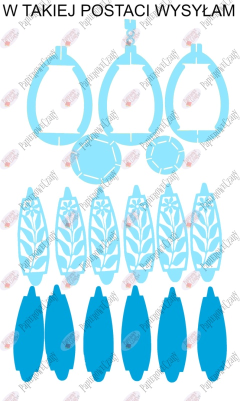 Jajko 102 3D Kwiatek Pisanka Dekoracje z papieru