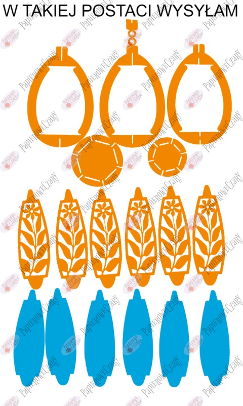 Jajko 102 3D Kwiatek Pisanka Dekoracje z papieru