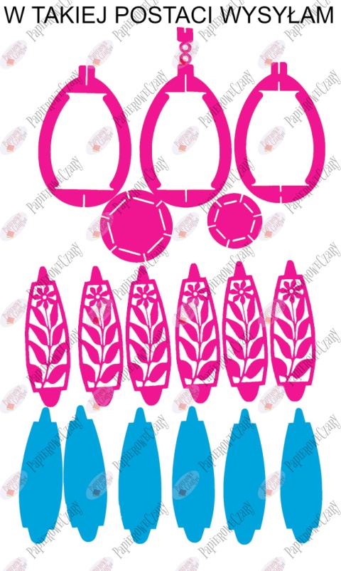 Jajko 102 3D Kwiatek Pisanka Dekoracje z papieru