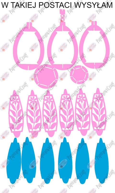 Jajko 102 3D Kwiatek Pisanka Dekoracje z papieru