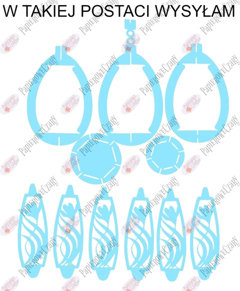 Jajko 102 3D Krokus Pisanka Dekoracje z papieru