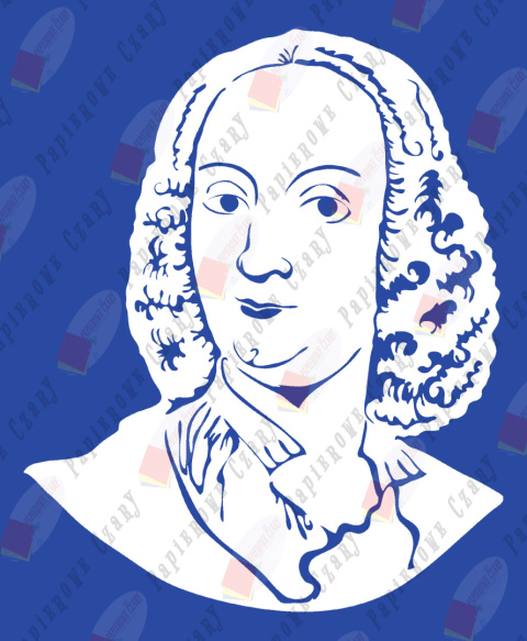 Kompozytorzy VIVALDI Dekoracje z papieru