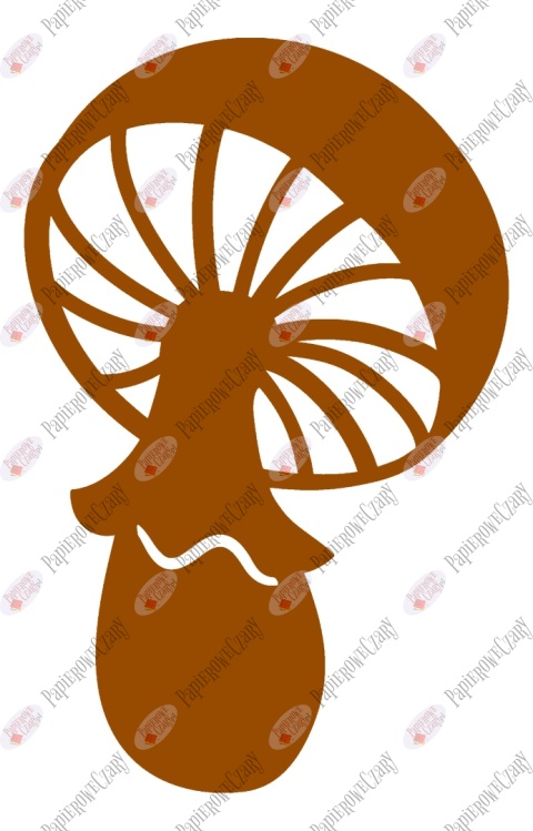 Grzyb 5 Dekoracje z papieru