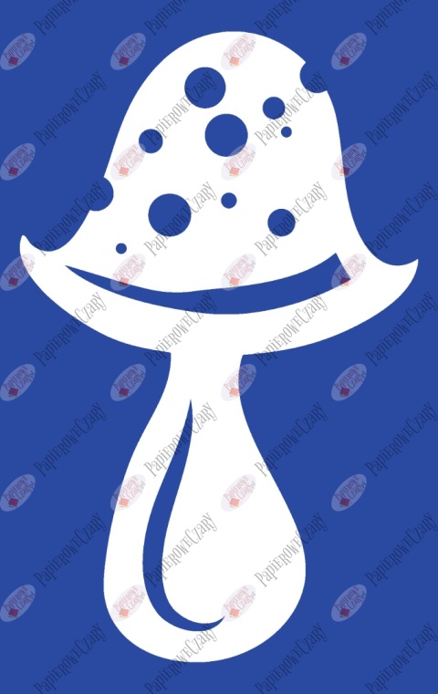 Grzyb 6 Dekoracje z papieru