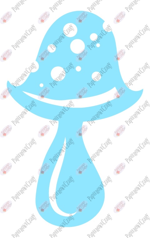 Grzyb 6 Dekoracje z papieru