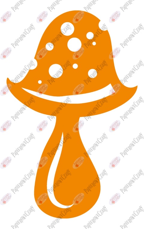 Grzyb 6 Dekoracje z papieru