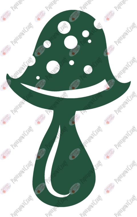 Grzyb 6 Dekoracje z papieru