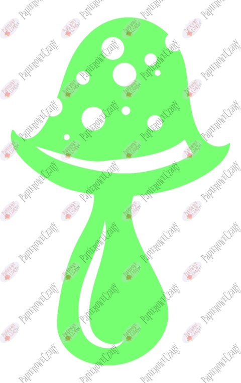 Grzyb 6 Dekoracje z papieru