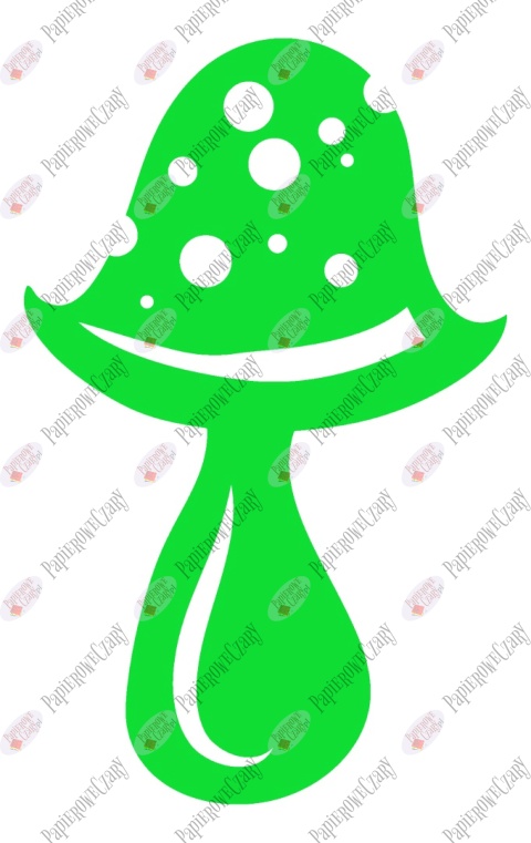 Grzyb 6 Dekoracje z papieru