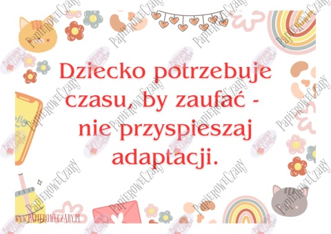 Adaptacja Przedszkolaka - Pomoce dydaktyczne - plik PDF - PRODUKT CYFROWY