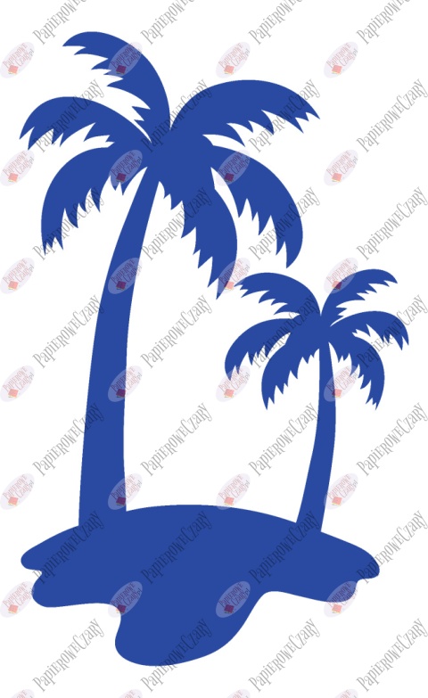 Palmy 1 Lato Wakacje Dekoracje z papieru