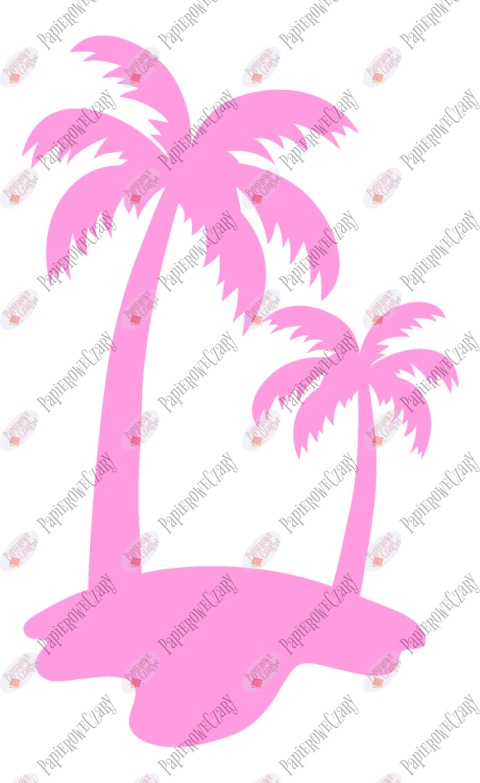 Palmy 1 Lato Wakacje Dekoracje z papieru