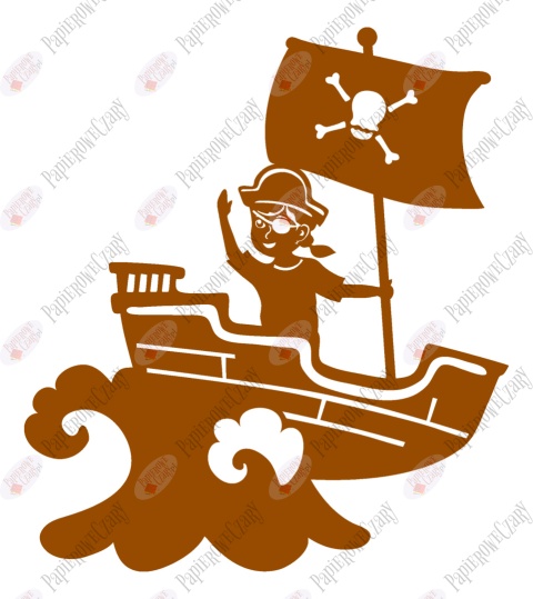 Statek 2 Lato Wakacje Dekoracje z papieru