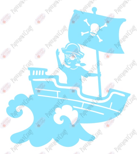 Statek 2 Lato Wakacje Dekoracje z papieru