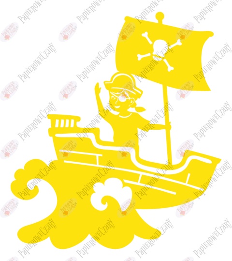 Statek 2 Lato Wakacje Dekoracje z papieru