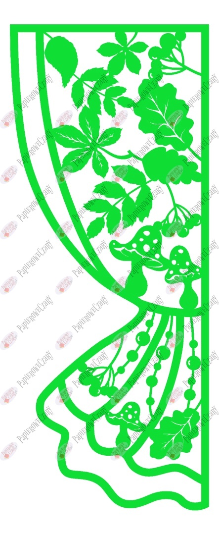 Zasłonka jesienna 2 Dekoracje z papieru