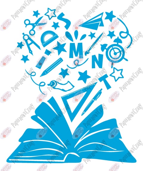 Zestaw 221 Rok szkolny Dekoracje z papieru