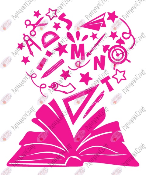 Zestaw 221 Rok szkolny Dekoracje z papieru