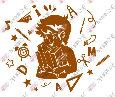 Zestaw 220A Rok szkolny Dekoracje z papieru