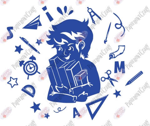 Zestaw 220A Rok szkolny Dekoracje z papieru